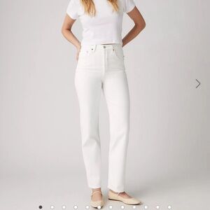 Levi Ribcage Straight Ankle Jeans